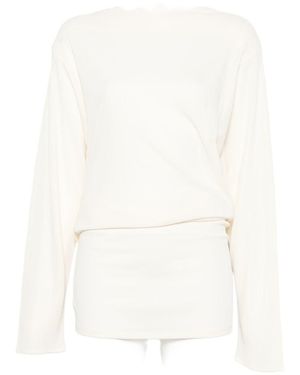 Jacquemus Mistral Short Dress - White