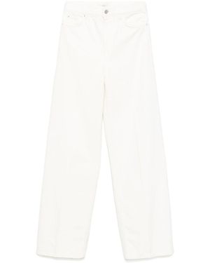 TOTEME Wide Leg Denim Jeans - White