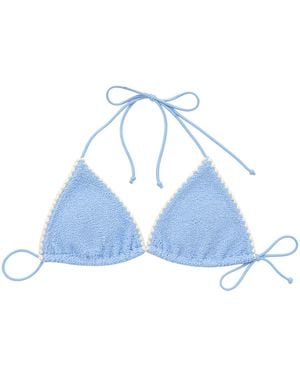 MC2 Saint Barth Leah Triangle Bikini - Blue