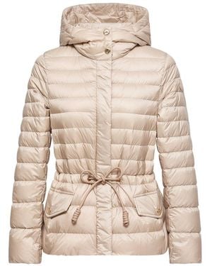 Moncler Raies Short Down Jacket - Natural