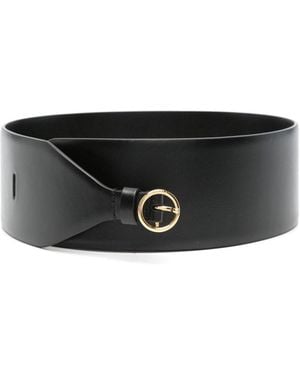 Alaïa Leather Belt - Black