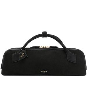 Alaïa Le Teckel Leather Clutch - Black
