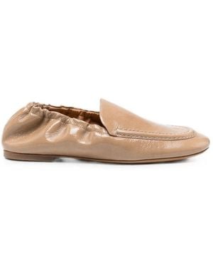 Odissi Juno Leather Loafers - Natural