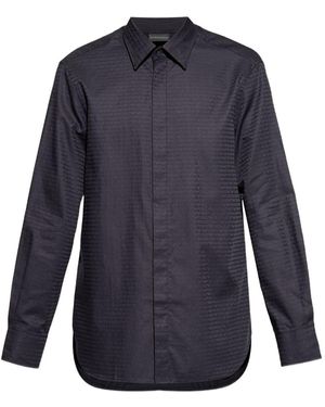 Emporio Armani Cotton Shirt - Blue