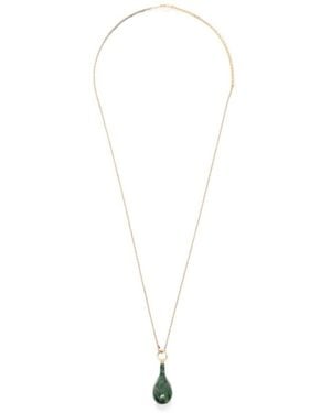 TOTEME Jade Drop Necklace - White