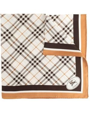 Burberry Check Wool Foulard - Grey