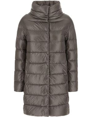 Herno Dora Long Down Jacket - Grey