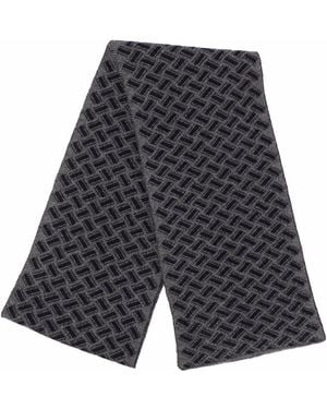 Drumohr Wool Scarf Biscottino - Grey