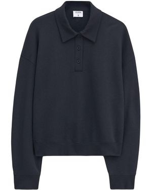Filippa K Long Sleeves Polo Shirt - Blue