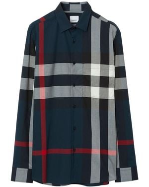 Burberry Summerton Shirt - Blue