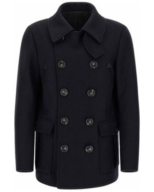 DSquared² Wool Coat - Blue
