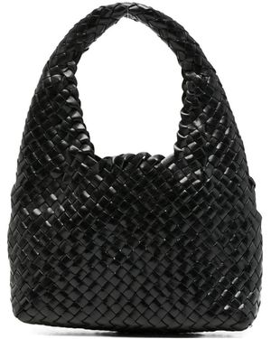 Manebí Halfmoon Leather Handbag - Black