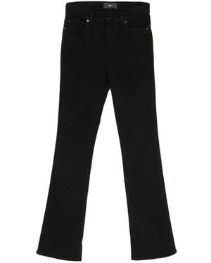 7 For All Mankind Bootcut Denim Jeans - Black