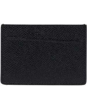Maison Margiela Leather Credit Card Case - Black