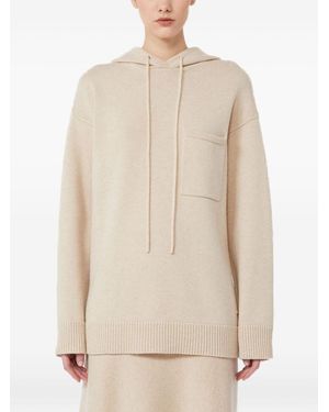 Max Mara Cashmere Wool Sweatshirt - Natural