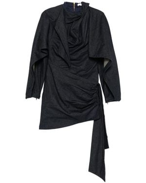 Zimmermann Valiant Denim Mini Dress - Black