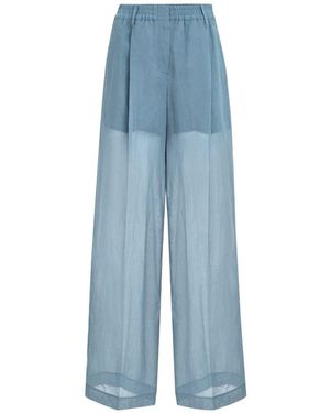 Brunello Cucinelli Tailored Trousers - Blue