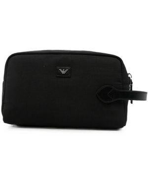 Emporio Armani Logo Beauty-Case - Black
