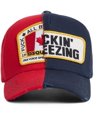 DSquared² Logo Baseball Cap - Red