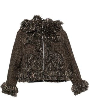 Sacai Giacca Blouson - Marrone