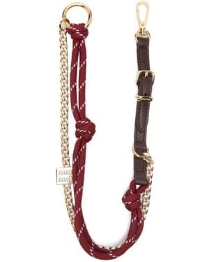 Miu Miu Trick Leather Charm - Red
