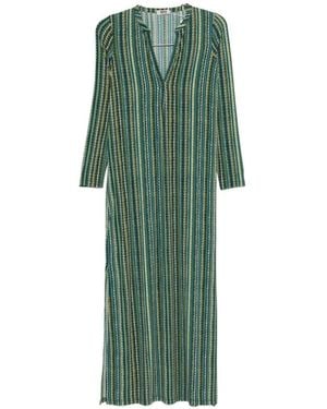 Siyu Baez Kaftan Dress - Green