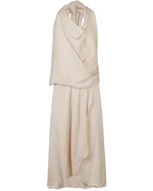 Silk95five Worth Ave Silk Short Dress - Natural