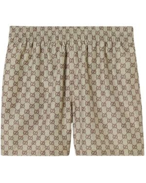 Gucci Boxer Con Stampa Gg - Neutro