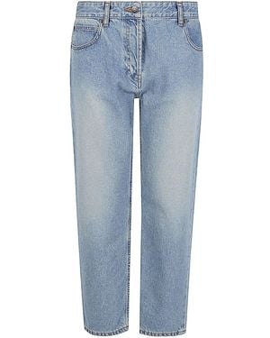 The Row Riaco Denim Cotton Jeans - Blue