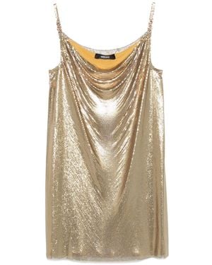 Versace Mini Cocktail Dress - Metallic