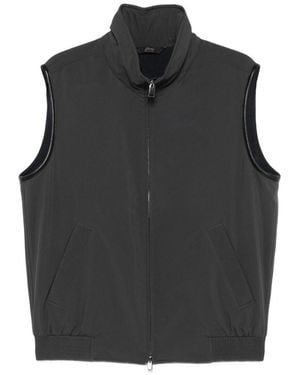 Brioni Nylon Down Vest - Black