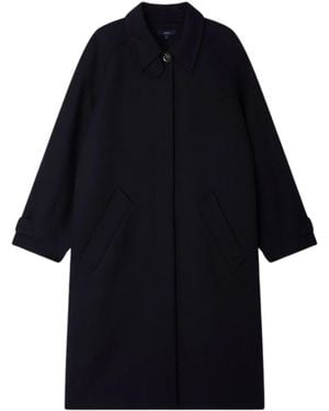 Soeur Wool Coat - Blue