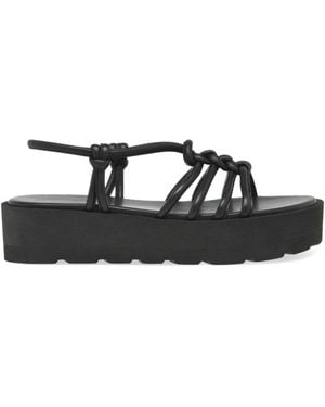 Gianvito Rossi Hebe Leather Sandals - Black