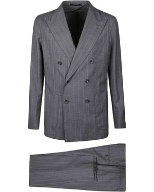Tagliatore Montecarlo Double-Breasted Jacket - Grey