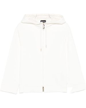 Emporio Armani Cotton Blouson Jacket - White
