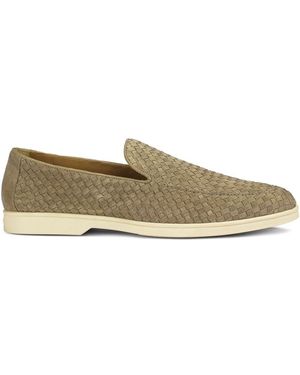 Doucal's Suede Loafers - Brown
