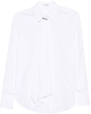 Brunello Cucinelli Cotton Shirt - White