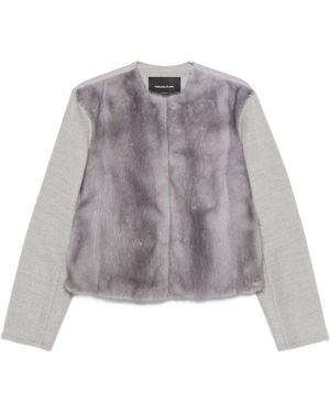 Fabiana Filippi Mink Fur Jacket - Purple