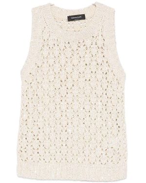 Fabiana Filippi Sleeveless Top - Natural