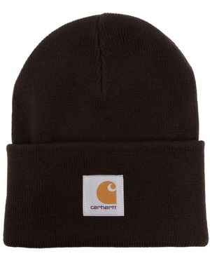 Carhartt Logo Beanie - Black