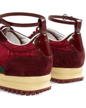 Gucci Re-Motion Leather Sneakers - Red