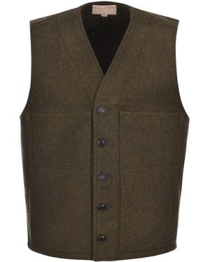 Filson Mackinaw Wool Vest - Green