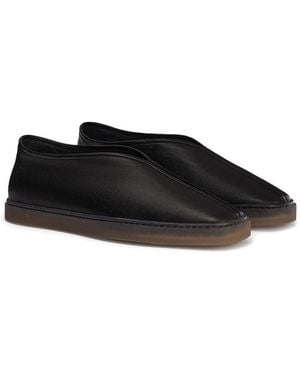 Lemaire Slipper Piped - Nero
