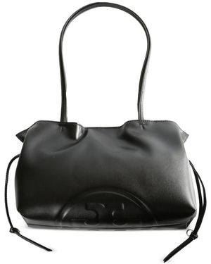 Tory Burch Ella Piccola Borsa Con Coulisse - Nero