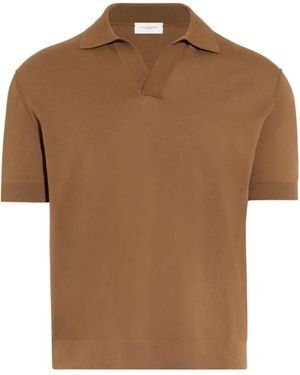 Paolo Pecora Short-Sleeved Polo Shirt - Brown
