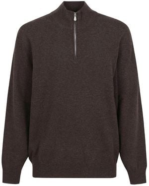 Brunello Cucinelli Cashmere Turtle-Neck Jumper - Grey