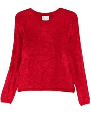 Semicouture Lettice Crewneck Jumper - Red