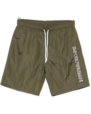Emporio Armani Logo Swimsuit - Green