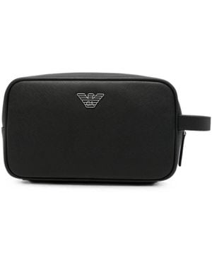 Emporio Armani Logo Beauty-Case - Black