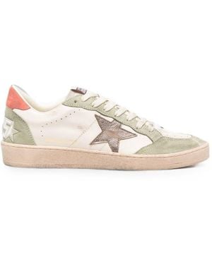 Golden Goose Ball Star Leather Trainers - White